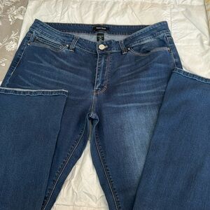 White House black market flare, leg jeans size 14 R like new